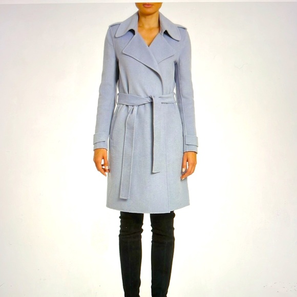 BADGLEY MISCHKA Alexis Long Wrap Coat - Picture 1 of 8